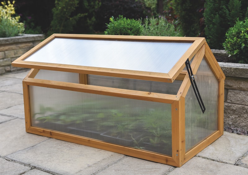 Wooden cold frame from Suttons