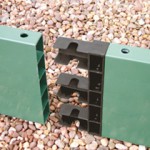 Link-a-bord Raised Bed Kit close up of adjoining sections