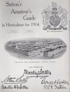 1914 Suttons Seeds catalogue Inside