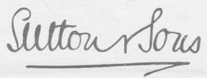 suttons sons signature on letter