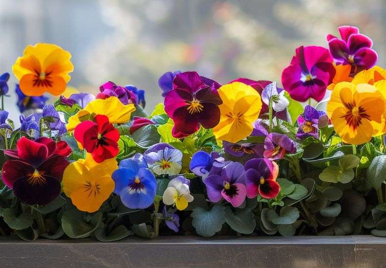 Pansy 'Giant Fancy Mix'