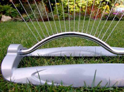 Metal Oscillating Sprinkler - In your garden July