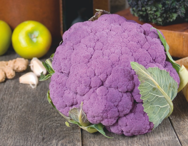 Cauliflower Seeds ‘Di Sicilia Violetto’ from Suttons